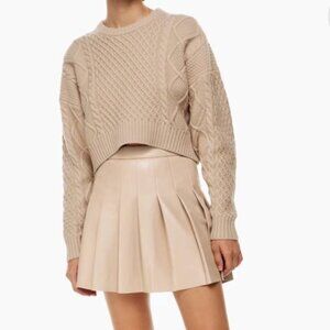 Artizia SUNDAY BEST  Vegan Leather Skirt